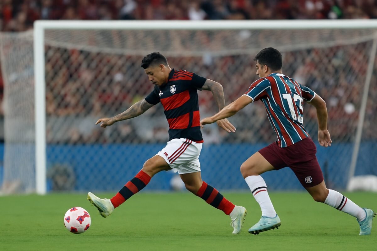 Carrascal define Fla-Flu com gol no segundo tempo e mantém rubro-negro na liderança do Brasileirão